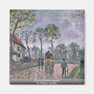 Aimant Car de Louveciennes par Pissarro Camille