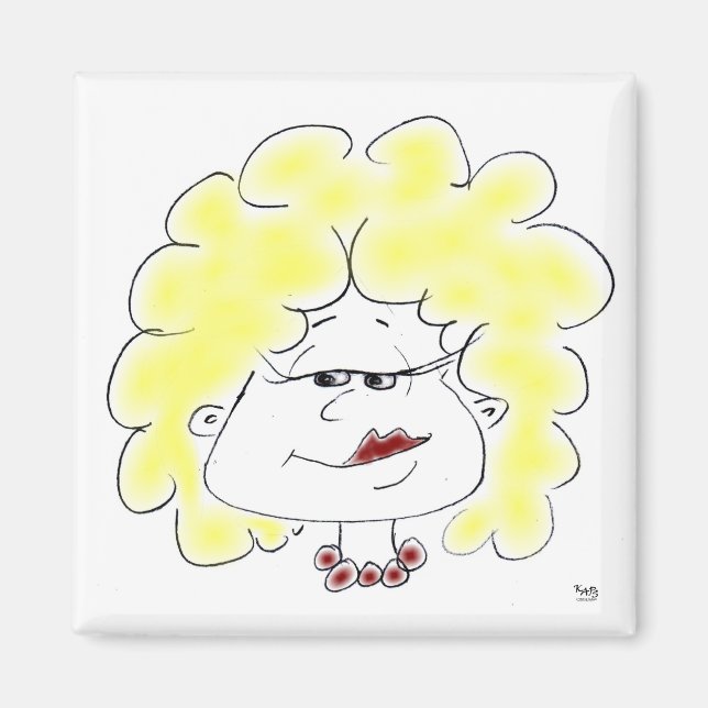 Aimant Caractère face à l'aimant (Devant)