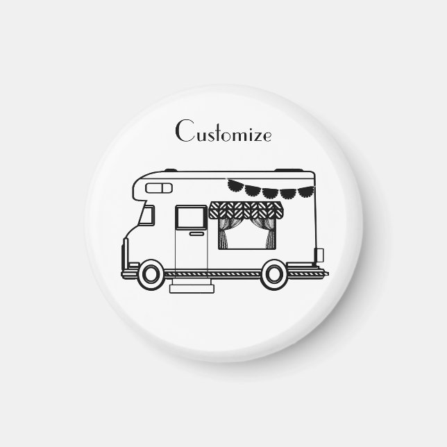 Aimant Caravane de camping RV Thunder_Cove   (Devant)