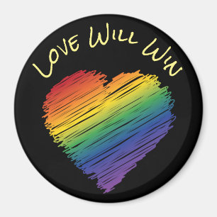 Aimant cardiaque arc-en-ciel