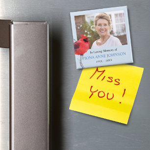 Aimant Cardinal In Love Memory Photo