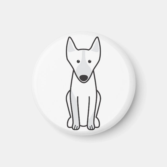 Aimant Caricature australienne Kelpie Dog (Devant)