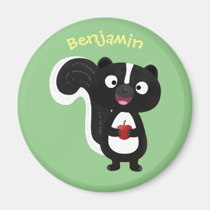 Aimant Caricature de skunk jote happy