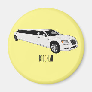 Aimant Caricature limousine