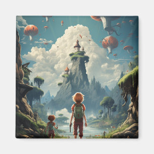 Aimant Caricature monstre classique