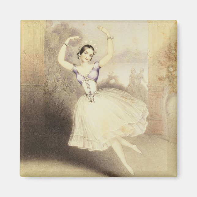 Aimant Carlotta Grisi (1819-99) dans le Ballet du Peri (Devant)