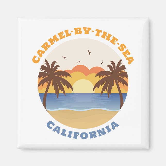Aimant Carmel-by-the-Sea, comté de Monterey, Californie (Devant)