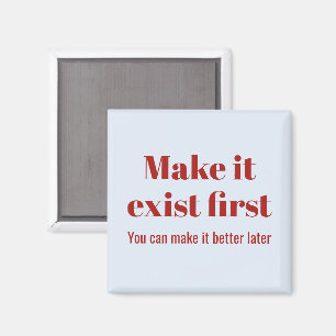 Aimant Carnet de motivation éditable Faites-le exister d'