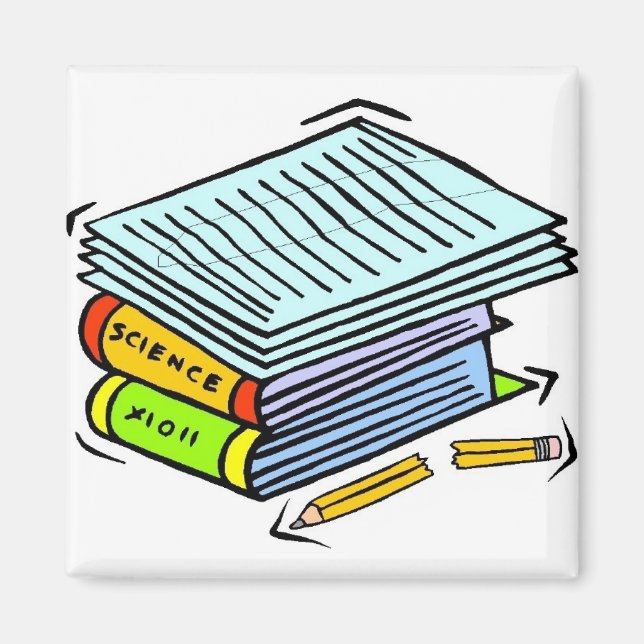 Aimant Carnet de travail scolaire (Devant)