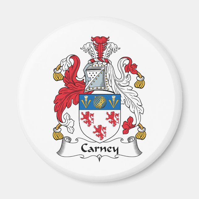 Aimant Carney Family Crest (Devant)