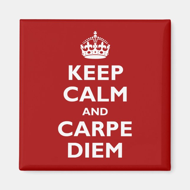 Aimant Carpe Diem ! (Devant)