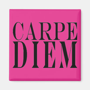 Aimant Carpe Diem Saisir le Jour où le latin cite le bon
