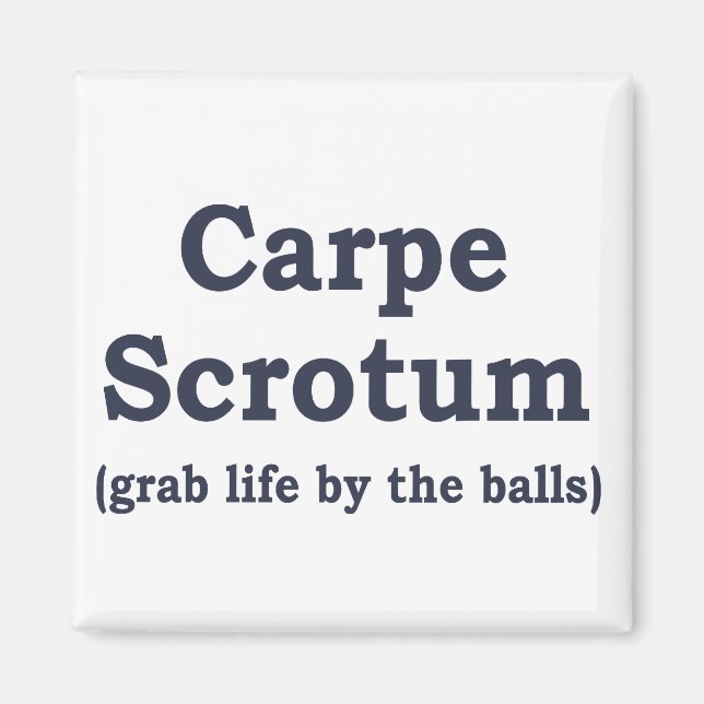 Aimant Carpe Scrotum (Devant)
