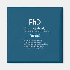 Aimant carré de définition phd drôle