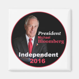 Aimant carré de Michael Bloomberg 2016