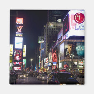 Aimant Carré de nuit à Manhattan, New York