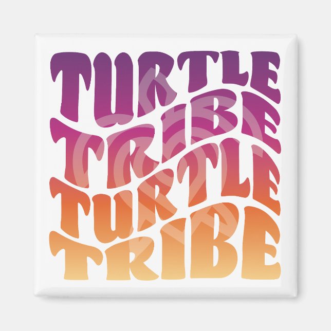 Aimant carré ondulé TT (Devant)