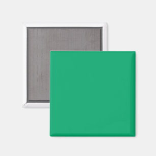 Aimant Carré Personnalisé Vert Émeraude
