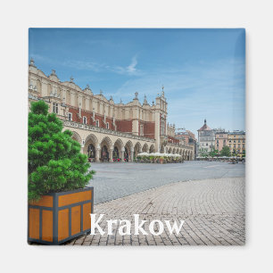 Aimant Carré principal dans la vieille ville de Cracovie,