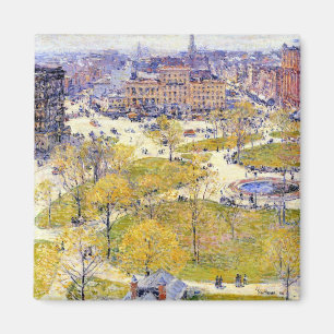 Aimant Carré syndical au printemps par Frederick Childe H