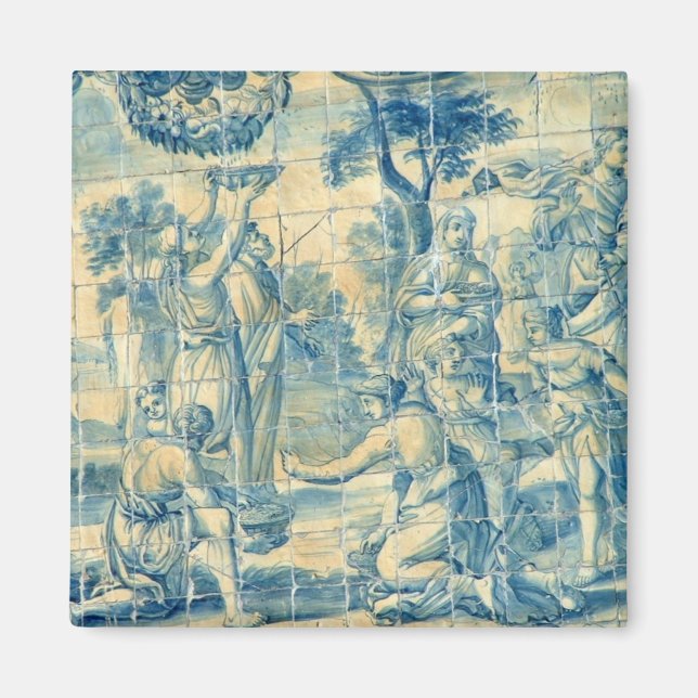 Aimant Carreau bleu (Devant)