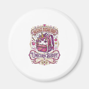 Aimant Cartable Licorne Copain Licorne Conception De Merc