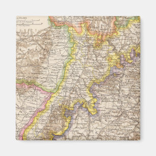 Aimant Carte Atlas de Baden-Allemagne