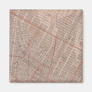Aimant Carte Atlas de la ville de New York