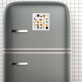 Aimant Carte Bingo Halloween