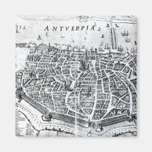Aimant Carte d'Anvers