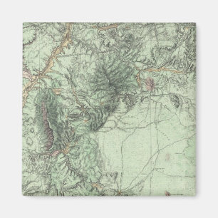 Aimant Carte de la classification des terres dans le cent