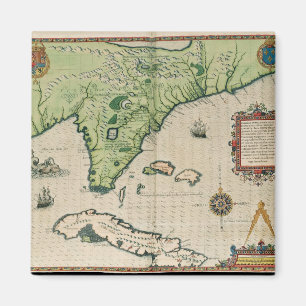 Aimant Carte de la Floride, 'de Narratio brevis