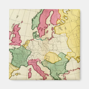 Aimant Carte de la plaine en Europe