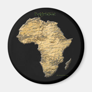 Aimant Carte de la série AFRICA