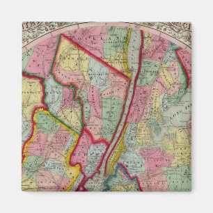Aimant Carte De La Ville De New York
