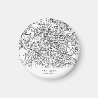 Aimant Carte de la ville SAN JOSE