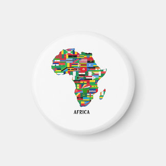 Aimant Carte de l'Afrique continent