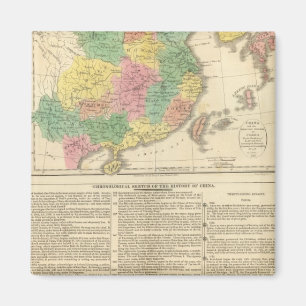 Aimant Carte de l'Atlas chinois et japonais