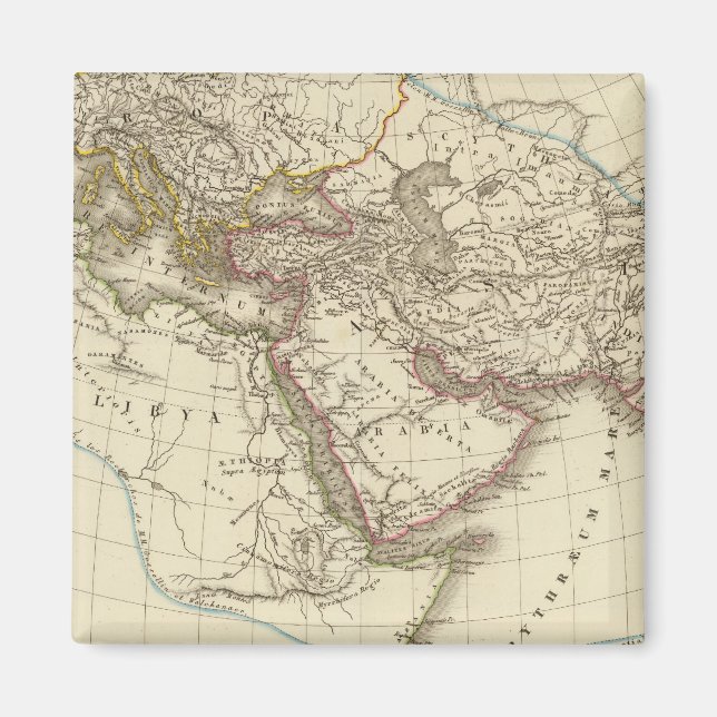 Aimant Carte de l'atlas de Paris (Devant)