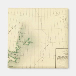 Aimant Carte de l'Atlas du Groenland