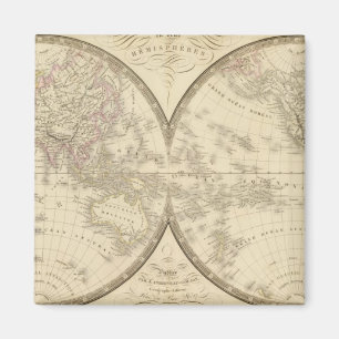 Aimant Carte de l'Atlas mondial
