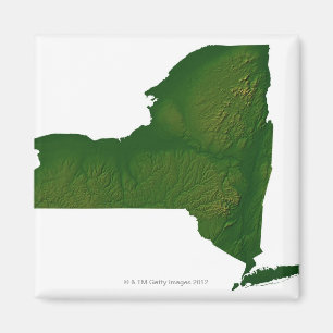 Aimant Carte de l'état de New-York