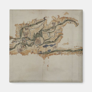 Aimant Carte de l'île de Saint-Domingue