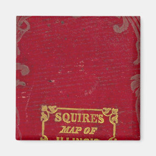 Aimant Carte de l'Illinois