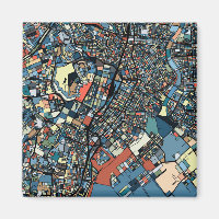 Carte de Tokyo colorée