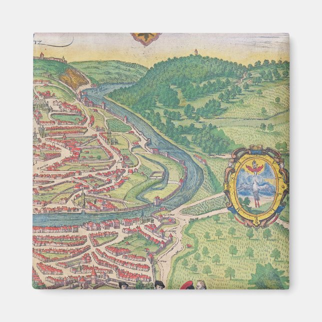 Aimant Carte de Vienne (Devant)