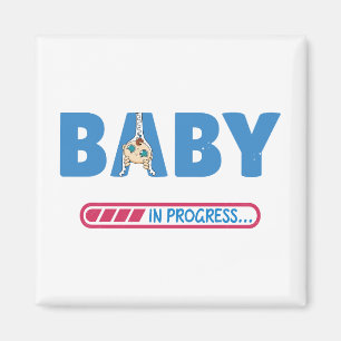 Aimant Carte de visite bébé en cours