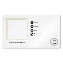 Aimant Carte de visite de base