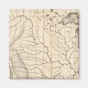 Aimant Carte des États-Unis et du Texas