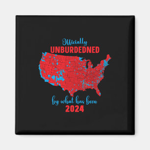 Aimant Carte des résultats des élections de 2024 Trump Wi